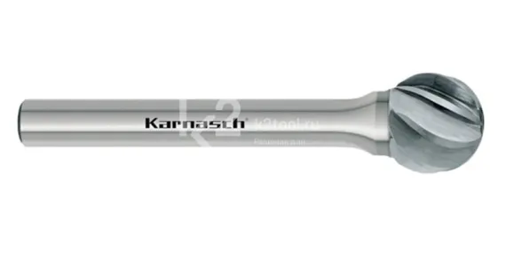 Борфреза твердосплавная Karnasch форма D, 2х1,8х3х38 мм, насечка HP-7 по алюминию, без покрытия, арт. 11.3035-020