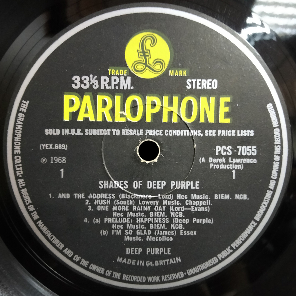Deep Purple / Shades Of Deep Purple (LP)