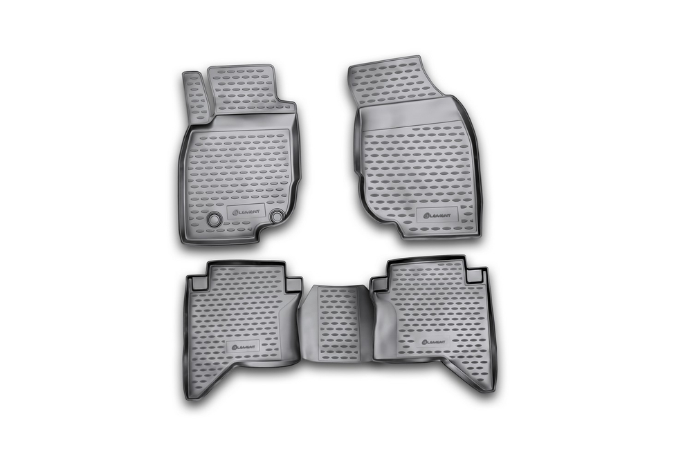 Коврики в салон TOYOTA Hilux, 2011-2015, 4 шт. (полиуретан) Element.NLC.48.52.210K