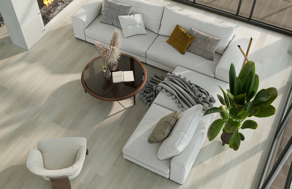 Кварцевый паркет Quartz Parquet Классик Дуб Лимба 405 браш, фаска