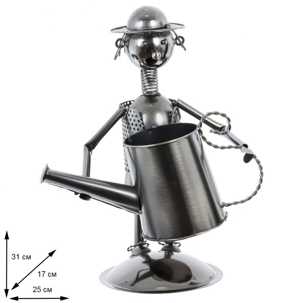 GAEM Подставка для бутылки "Садовник", L25 W17 H31 см