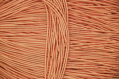 Фигурная канитель "Бамбук"  персиковый 2,1мм