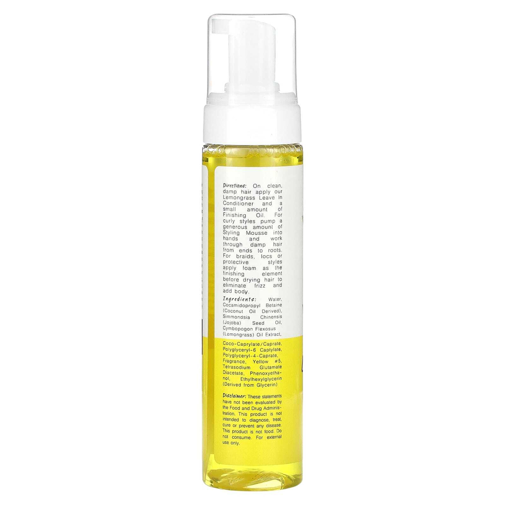 Alikay Naturals, Мусс для укладки с лемонграссом, 237 мл (8 жидк. унц.)