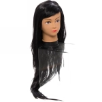Парик карнавальный «Красотка» (длинные прямые локоны 90 см), Черный
