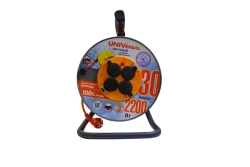 Удлинитель катушка ''UNIVersal''ВЕМ-250 IP-44 термо 2200Вт 4гн. з/к 30м Forsage##Прочий 1683