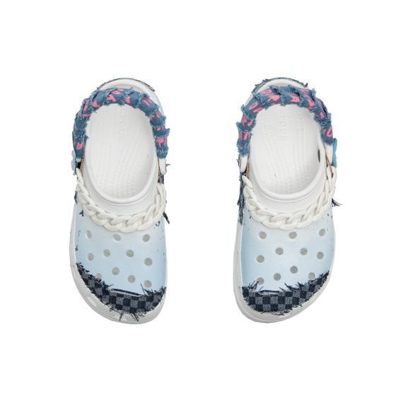 Crocs Classic Platform Clog 'Blue White'