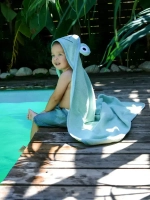 Полотенце детское с капюшоном