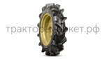 Комплект резины с дисками STD agri для Solis 26 7.00-14 / 8.3-24