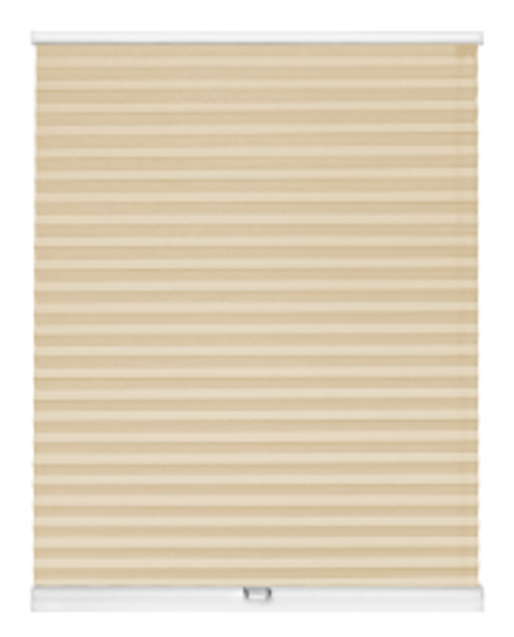 Штора плиссе Стандарт с ручками, ткань Аргентум СН арт. 4551 сливочный, цвет комплектующих белый, серый, антрацит, черный, коричневый, кремовый и т д