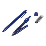 Готовальня 7 предм: циркуль-автомат, стержни, ручка, 4 линейки, пласт.футляр