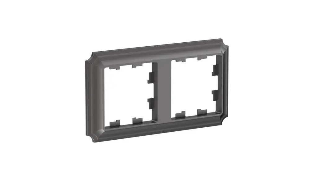 ATLASDESIGN ANTIQUE 2-постовая РАМКА, универсальная, МОККО