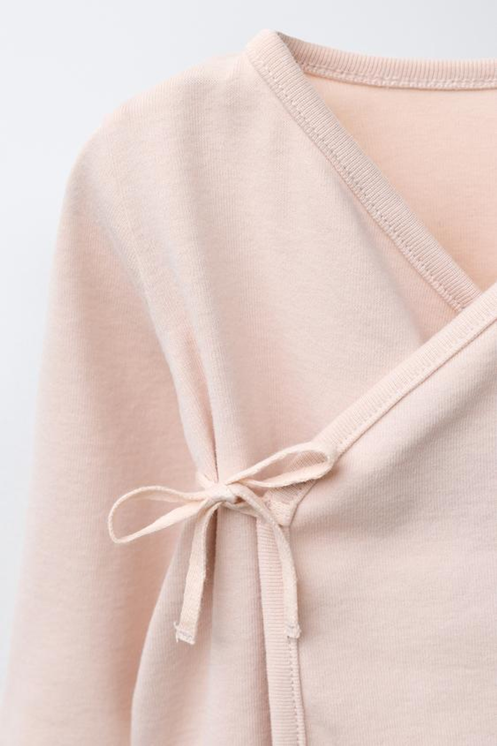 ZARA КОМПЛЕКТ ДЛЯ НОВОРОЖДЕННОГО И СУМОЧКА, БЕЖЕВО-РОЗОВЫЙ