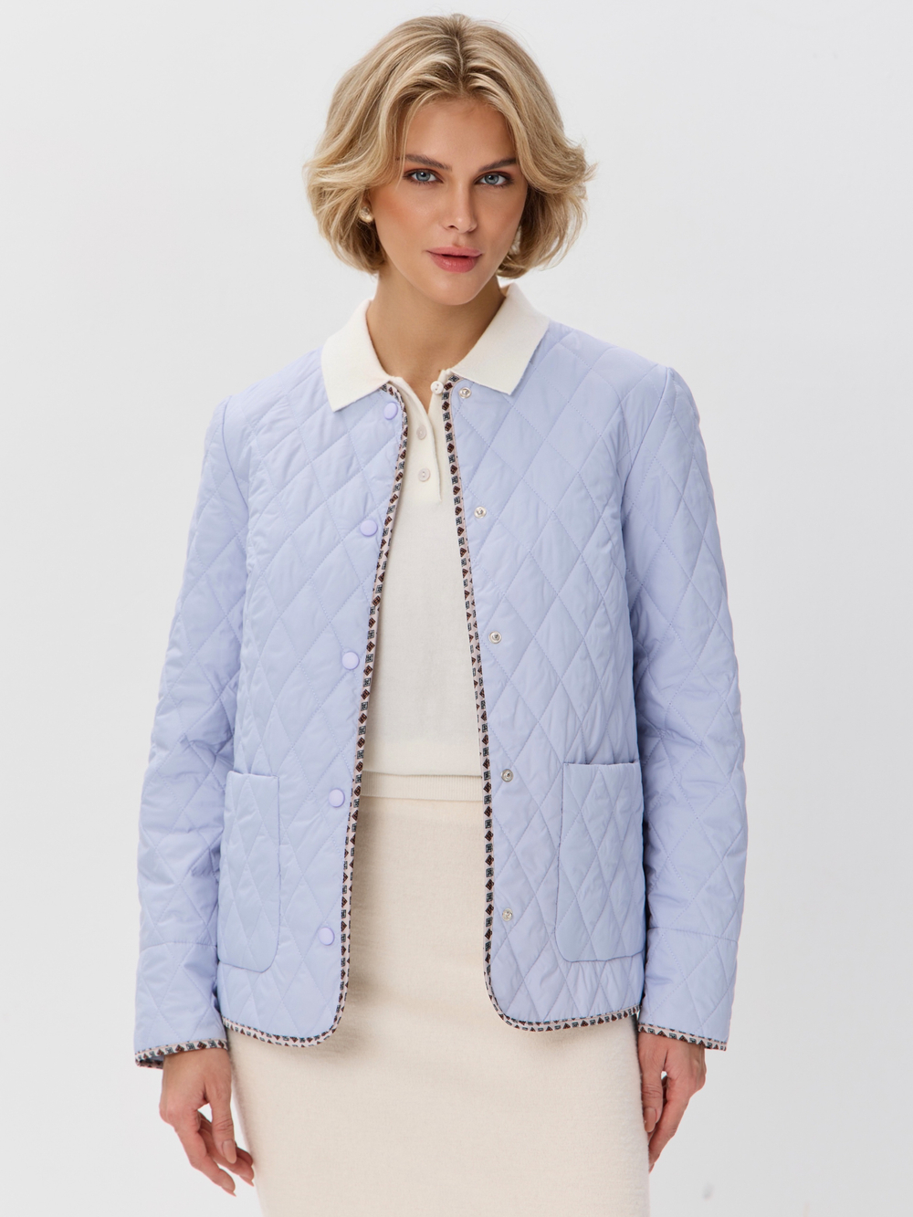 Куртка-жакет стеганая шанель на кнопках