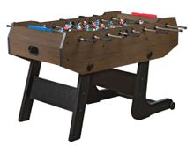 Игровой стол - футбол складной &quot;Maccabi&quot; (140x75x89, венге)