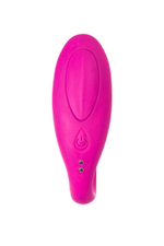 Вибратор для пар A-Toys by TOYFA Dolphy, силикон, розовый, 9,6 см