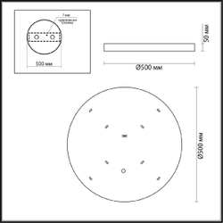 Настенно-потолочный светильник Odeon Light Bergi 5064/40L