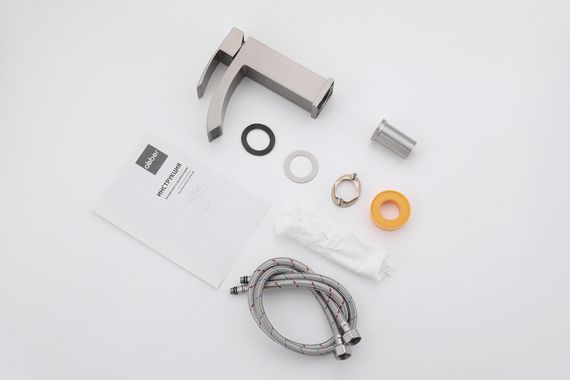 Смеситель ABBER Wasserfall AF8610SP для раковины, сатин