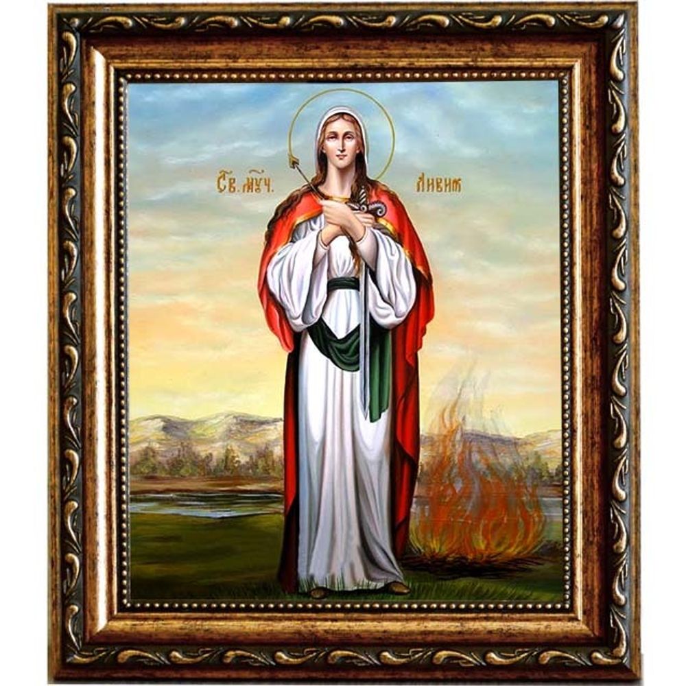 Ливия Сирийская мученица. Икона на холсте.