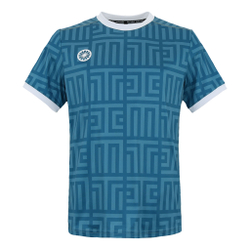 Мужское теннисное поло The Indian Maharadja Kadiri Monogram T-Shirt Men - Petrol