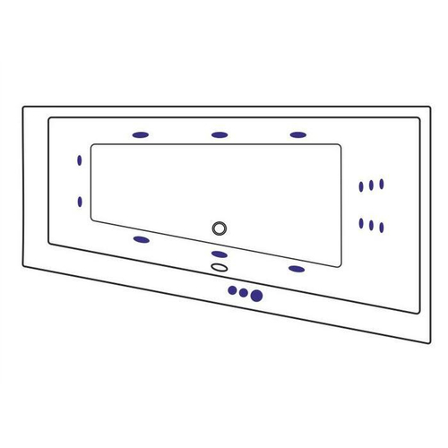Акриловая ванна Excellent Sfera Slim P Smart 170x100 WAEX.SFP17S.SMART