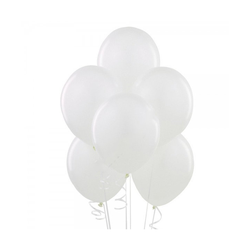Пастельный белый воздушный шар, 36 см