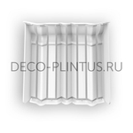 Накладки Дюра Фигурный 80мм - 001 Белый (в наборе 1 шт)
