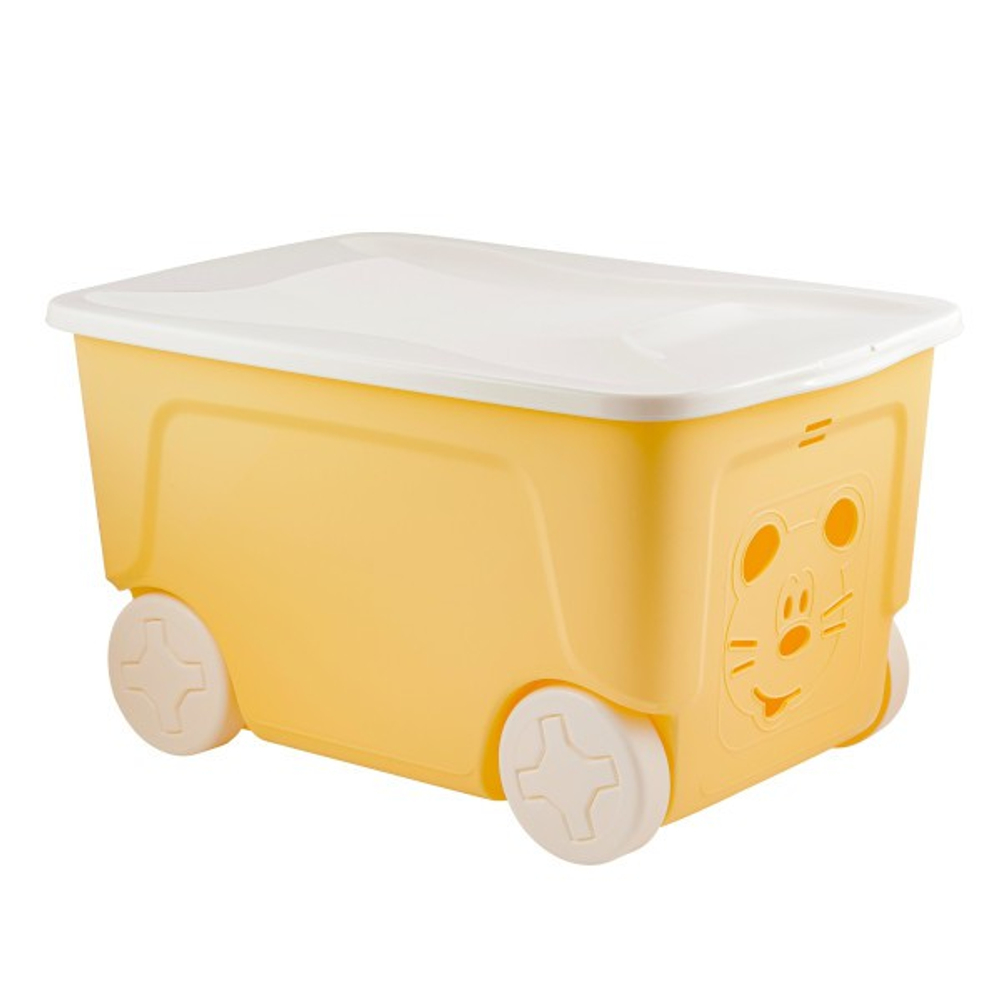 Детский ящик на колесах Lalababy Play with Me 50 л солнечный зайчик