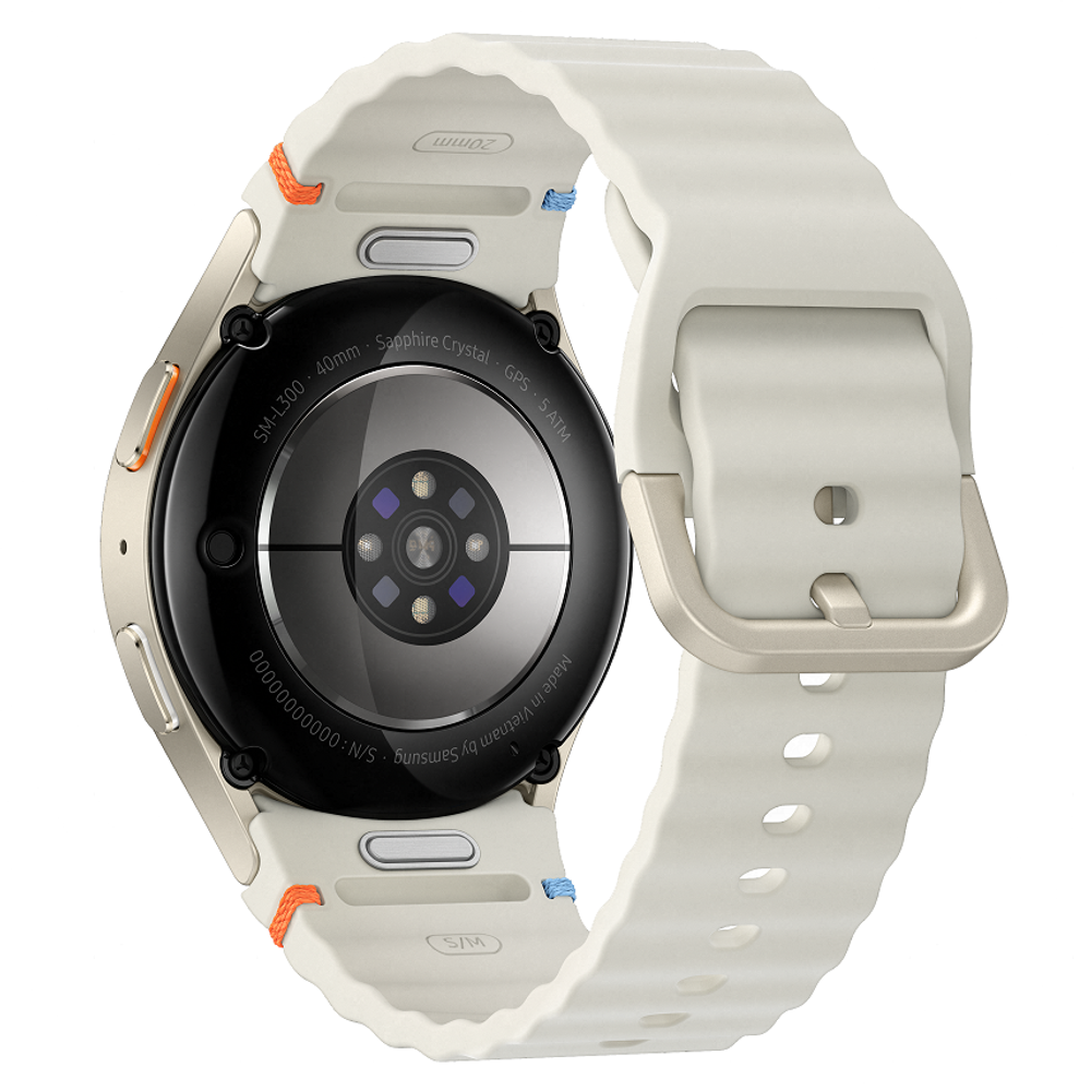 Умные часы Samsung Galaxy Watch 7 Wi-Fi 40мм, белое золото