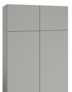 Антресоль на 2 дверный шкаф Сиэтл, серая