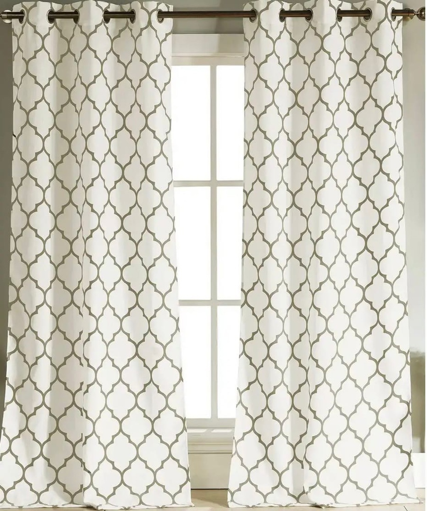 🌸Портьеры с орнаментом «Четырех-листник»