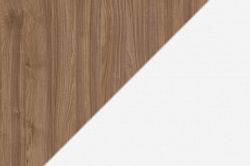 Стойка администратора STATIC цвет: Орех Темный/Белый снег