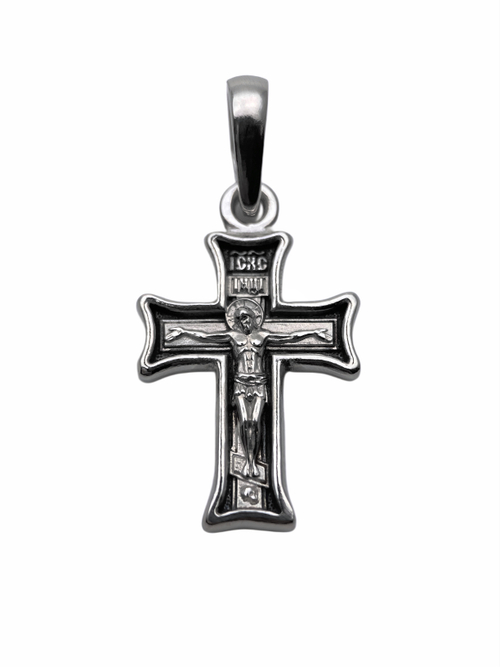 Крест из серебра/Чернение