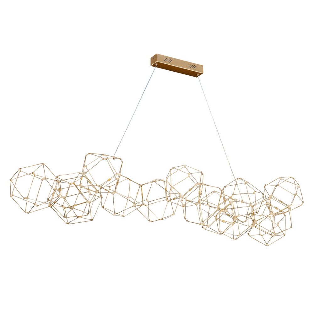 Люстра Lucciola 14A matt gold