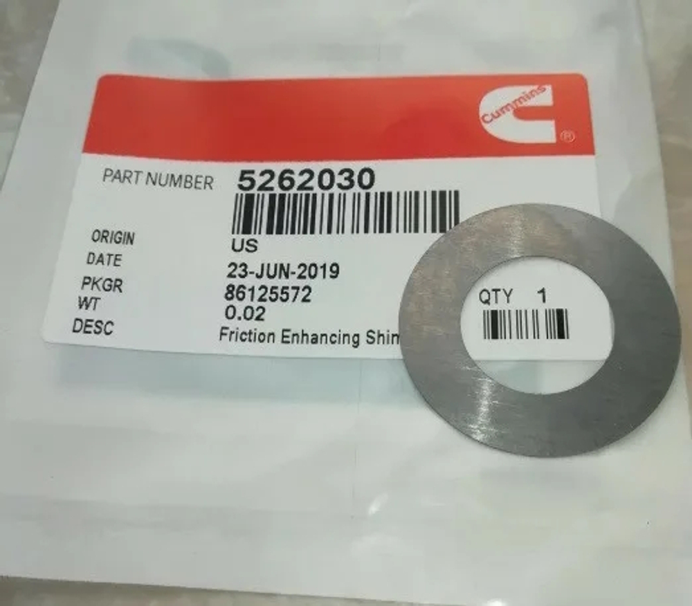 Шайба повышающая трение грм Cummins ISF 2.8