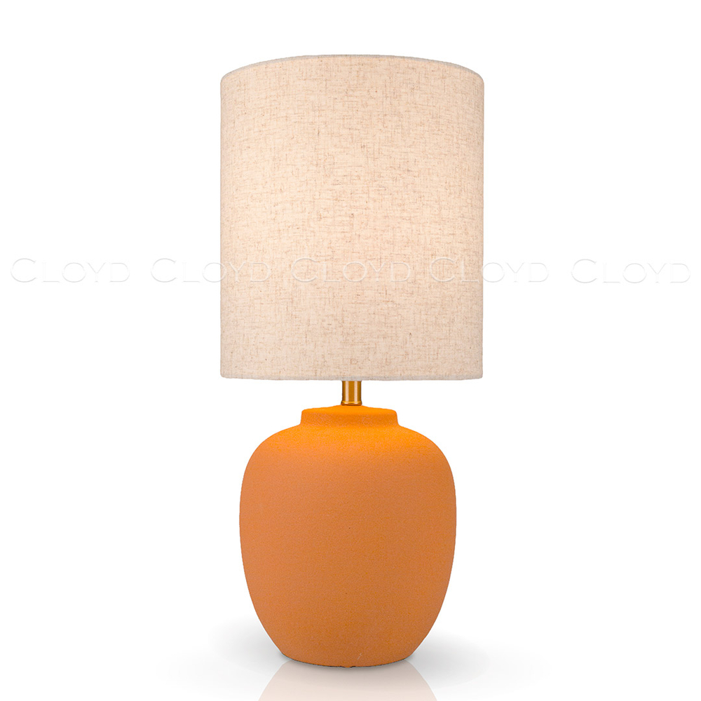 Настольная лампа Cloyd GARGANTUA-A T1 / выс. 54 см- красно-коричн. керамика (арт.30144)