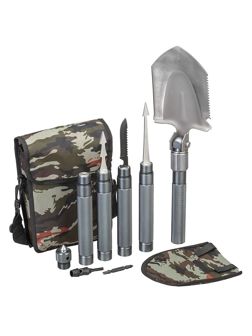 Лопата Helios складная многофункциональная 110см (HS-PR-07)