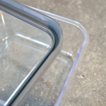 Набор емкостей для сыпучих 3шт (0,4л, 0,6л, 0,9л) на подставке "Cubbo Scandi", серый