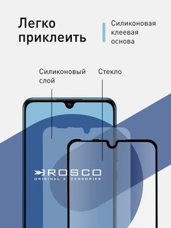 Набор стекол ROSCO для Honor 20 Lite 2020;Huawei P30 Lite;Honor 20S;Huawei nova 4e оптом (арт. HW-P30L-FSP-GLASS-SET2)