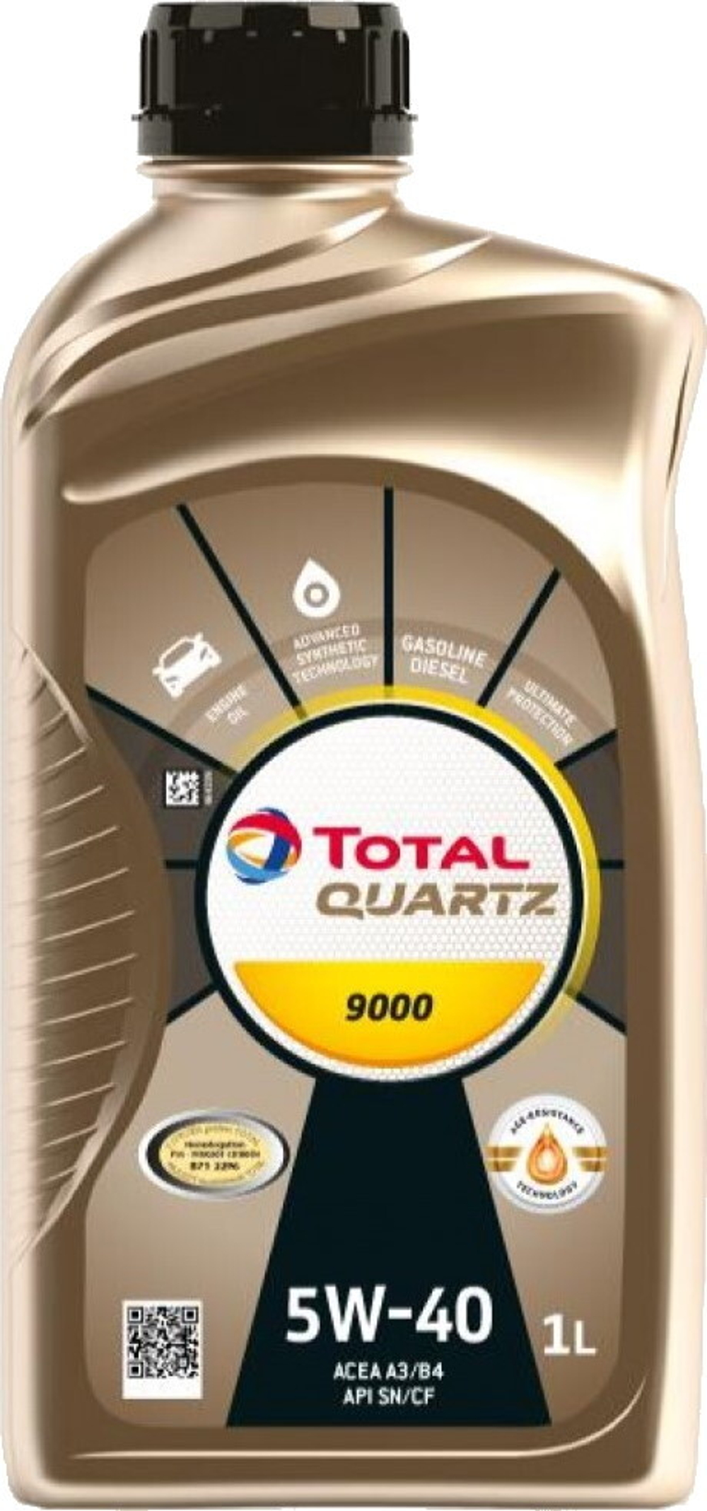 TOT Quartz 9000 5w40 1л