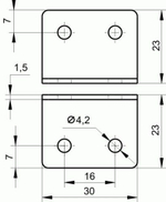 Уголки мебельные 4 шт/Высота