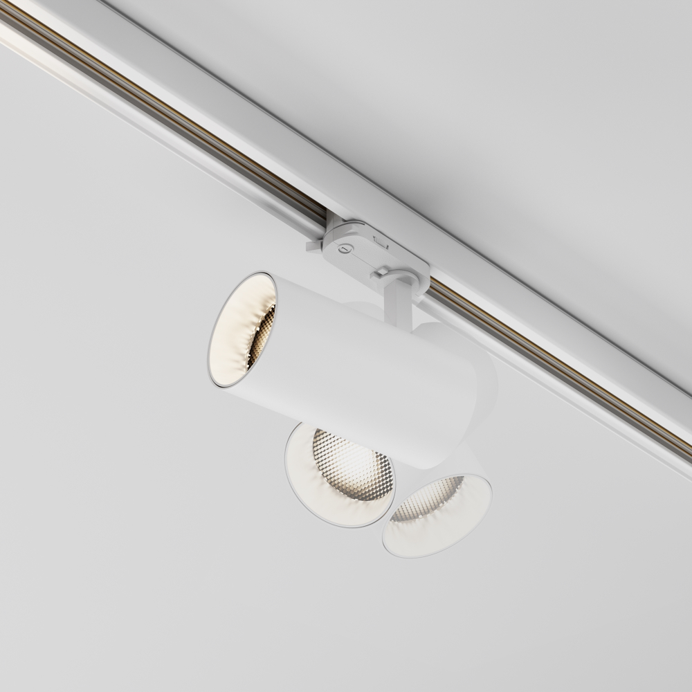 Трехфазный трековый светодиодный светильник Maytoni Focus Led TR197-3-20WCCT-M-W