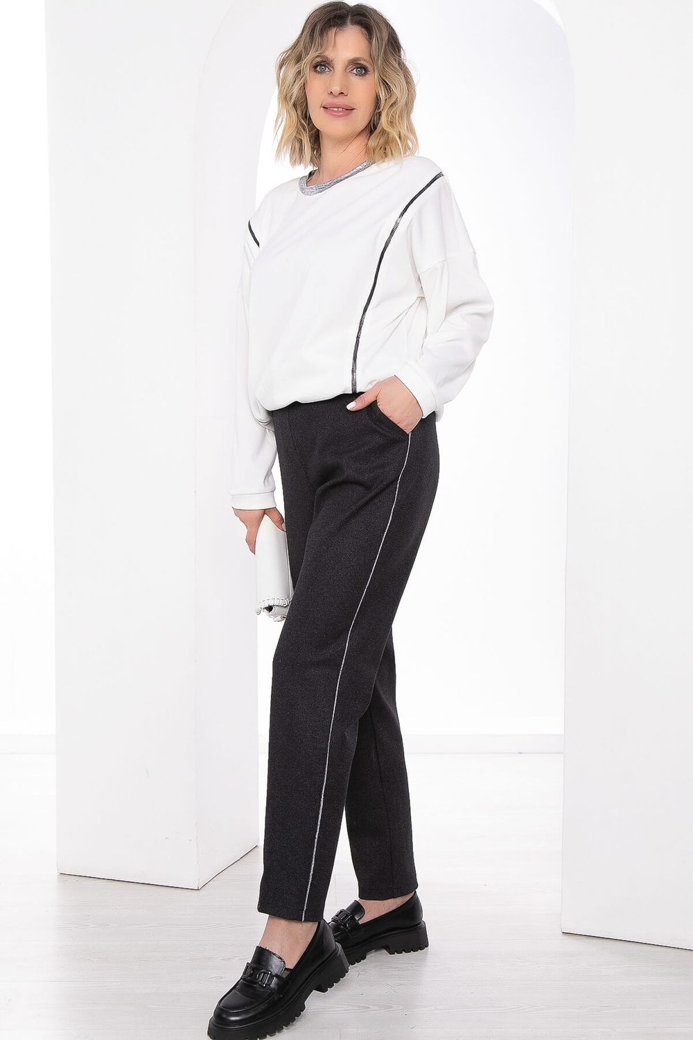 Брюки "Даллас" (блэк) НЬЮ Б8219 LT Collection (Акция)