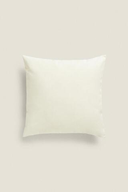 ZARA HOME ХЛОПКОВЫЙ ЧЕХОЛ ДЛЯ ДЕКОРАТИВНОЙ ПОДУШКИ, ЭКРЮ