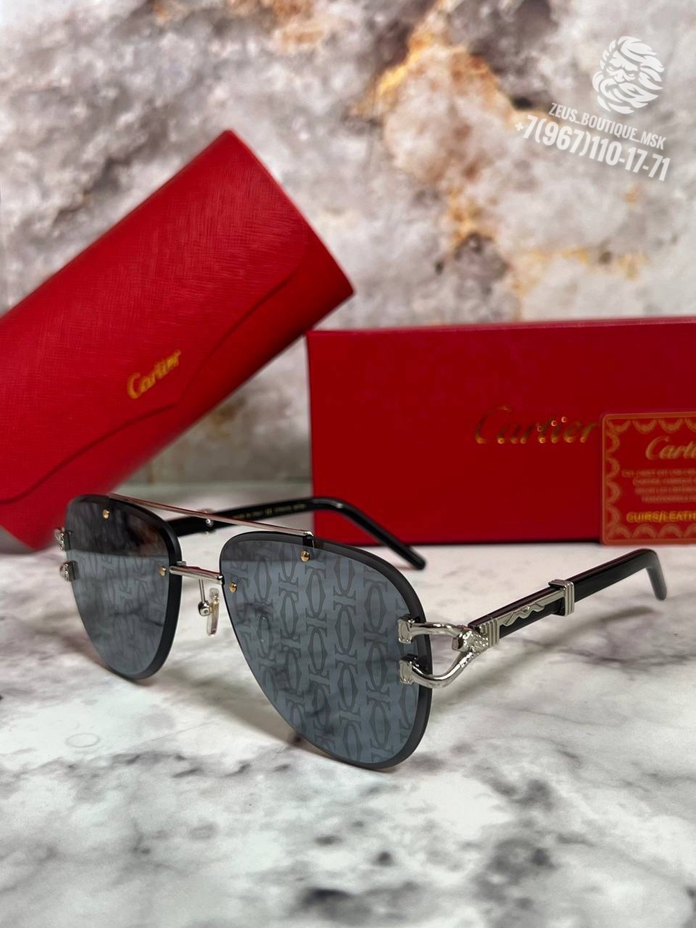 Солнечные очки Cartier