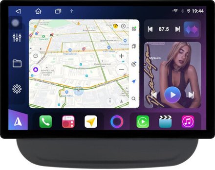 Магнитола для Chevrolet Equinox 2016+ - FarCar BX877 монитор 13" 2K QLED на Android 13, TS10, 6+128, CarPlay, 4G SIM-слот