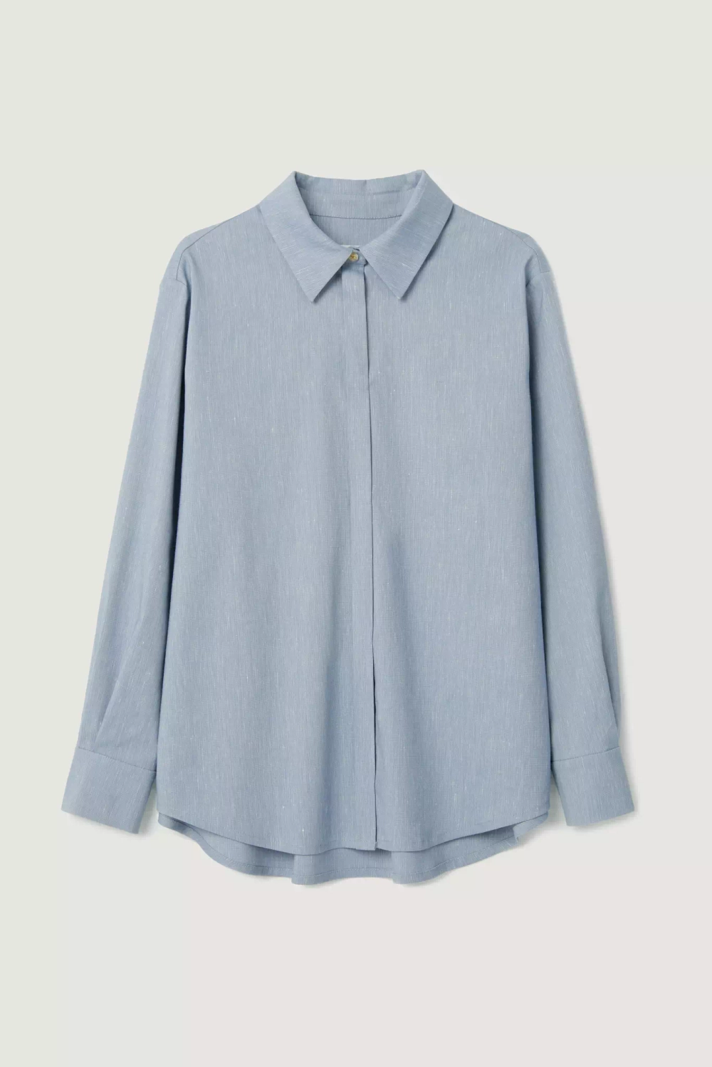 Рубашка голубая