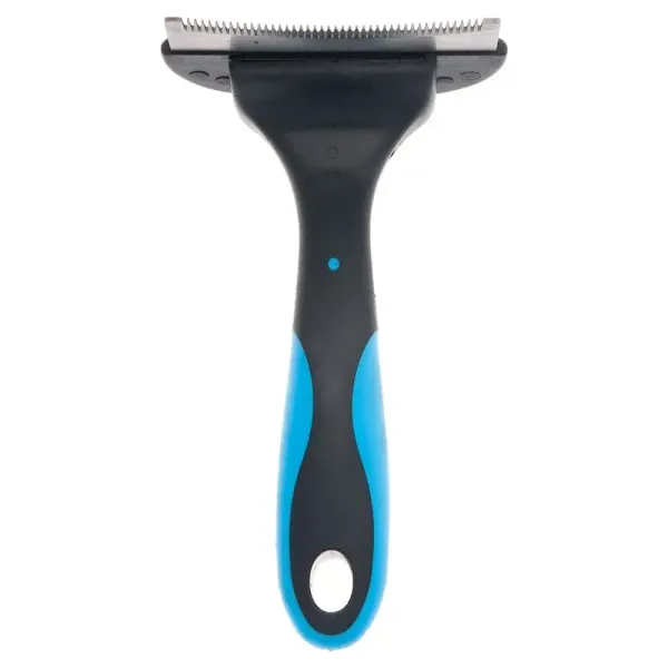 Дешеддер DeLIGHT большой с изгибом для средних и крупных пород, 44 крупных зуба