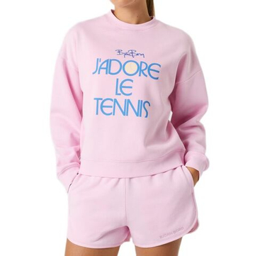 Женская Кофта теннисная Björn Borg Boyfriend - pink lady
