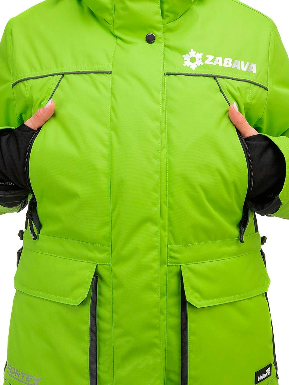 Костюм зимний Helios ZABAVA 8/8 К, AQUA GREEN/BLACK, размер 4XL (T-ZA-4XL-56-170-AG)