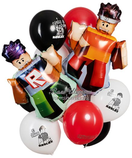 Букет шаров "Роблокс на День Рождения"